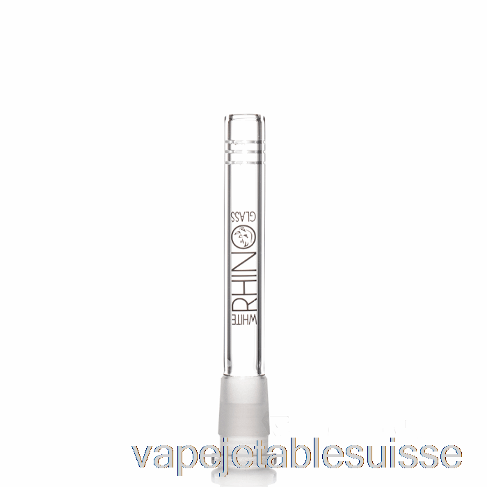 Vape Suisse Rhinocéros Blanc 19/14 Tige En Verre 4,5 Pouces